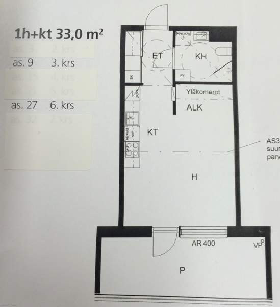 1h + alkovi + kph + las.p  Jyvaeskylae – foto 3