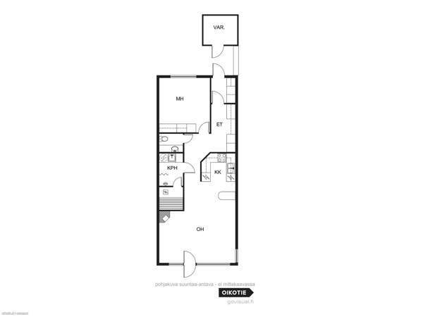 2h + avok + wc + s  Kouvola – foto 2