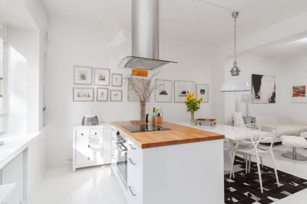 2h, avokeittiö, halli, kph, wc  Helsinki - valokuva 6