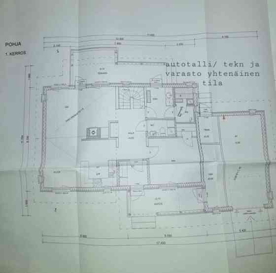 5h + k + vh + khh + kph + s + 2wc + terassi + p +  Kokkola