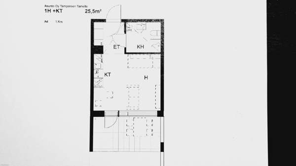 1h, kt, kph, terassi, piha  Tampere – foto 1