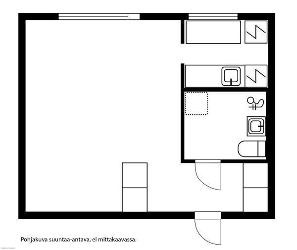 1h + kk + kh + alkovi  Haemeenlinna - photo 2