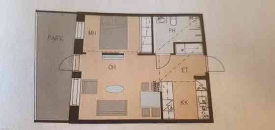 2h + kk + parveke  Espoo