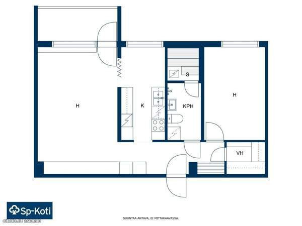2h + k +sauna+ p lasitettu  Jyväskylä - valokuva 2