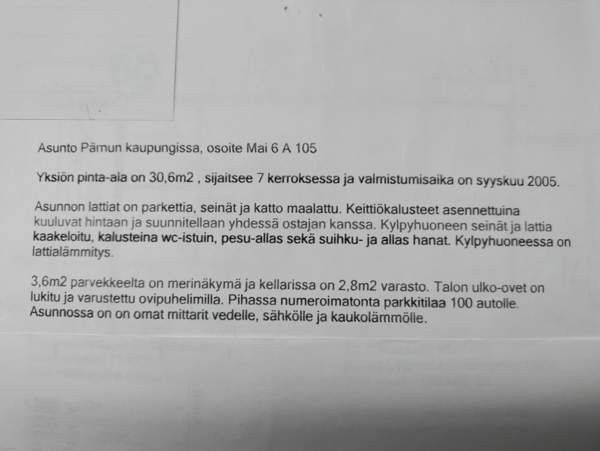 1h + p  Paernumaa – foto 2