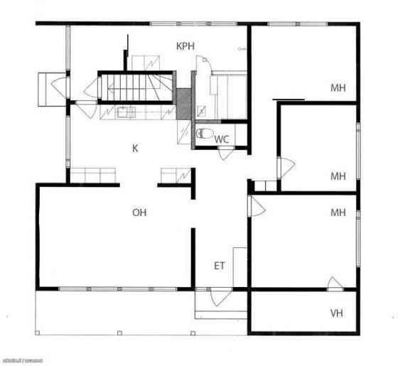 4h+k+et+wc+kph+sauna+kellari  Hollola