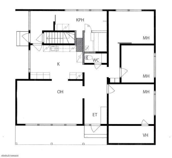 4h+k+et+wc+kph+sauna+kellari  Hollola – foto 3