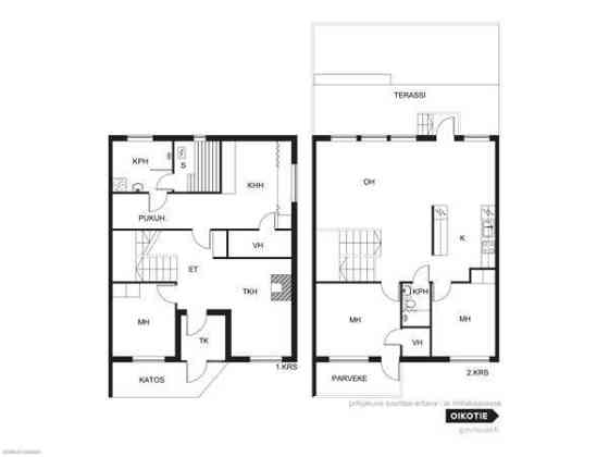 5h - 3mh, KHH + takkahuone + S + kph + 2wc + 2vh +  Helsinki