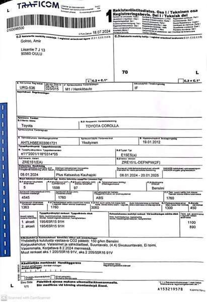 Toyota Corolla Oulu – foto 4