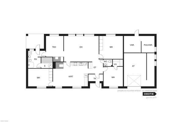 5h + tupak + s + pesuh + WC + autotalli + varasto  Lieksa - photo 2