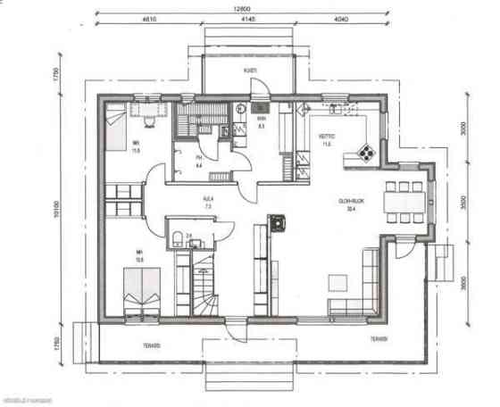 5h + oh + k + rt + s + khh + 2 wc + at + grillikat  Porvoo