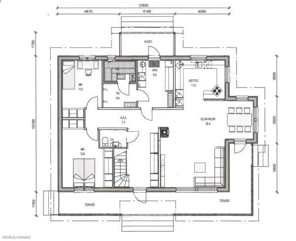 5h + oh + k + rt + s + khh + 2 wc + at + grillikat  Porvoo – foto 6