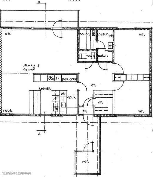 3h+k+apukeittiö+wc+s  Pomarkku - изображение 3