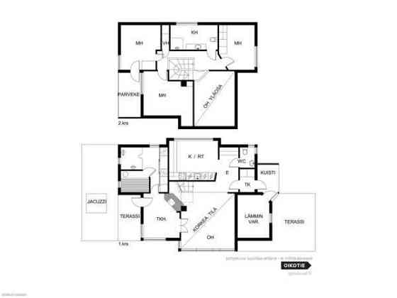 5h + k + saunaosasto + varastohuone + autokatos+ul  Espoo