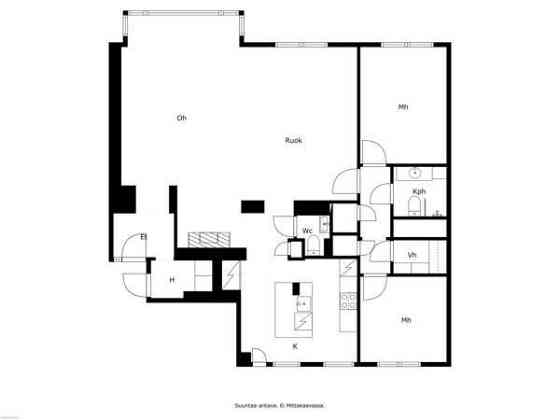 3h + k + kph + wc  Helsinki