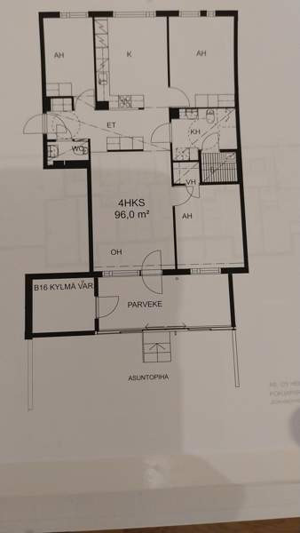 4H + K + S + P + Terassi + Varasto  Helsinki - valokuva 2