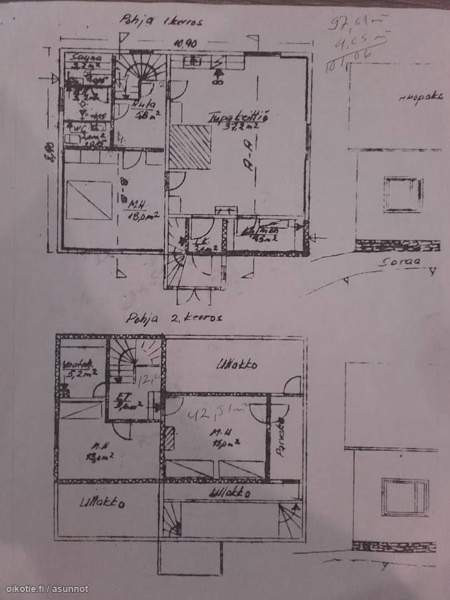 3mh+tupakeittiö, sauna pesuhuone wc  Kärsämäki - изображение 6