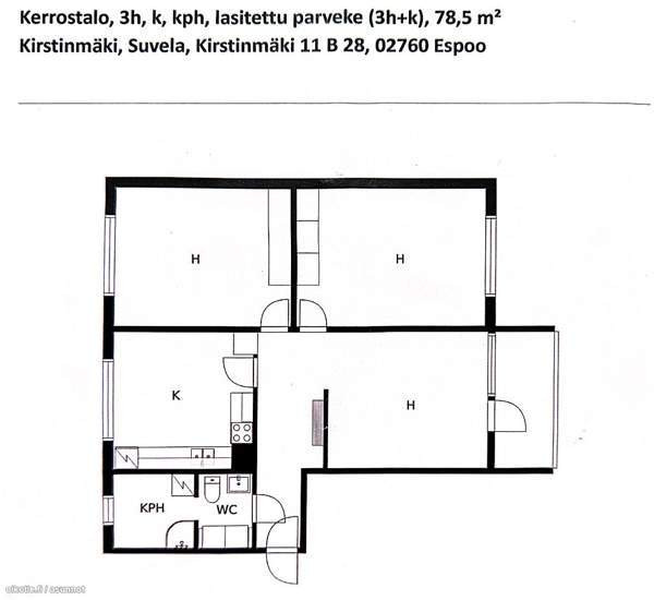 3h + p  Espoo - valokuva 2