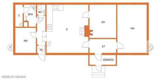 3h+tupakeittiö+s+ph+wc  Oripää