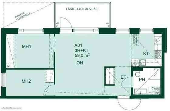 3h, kt, kh, p  Espoo
