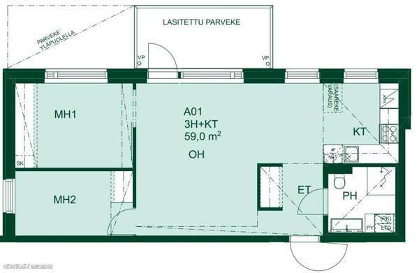 3h, kt, kh, p  Espoo - valokuva 2