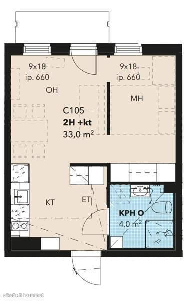 2h + avok + p  Tampere - valokuva 8