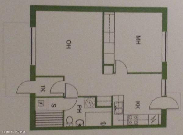 2h + k + s + terassi + varasto  Loppi - photo 2