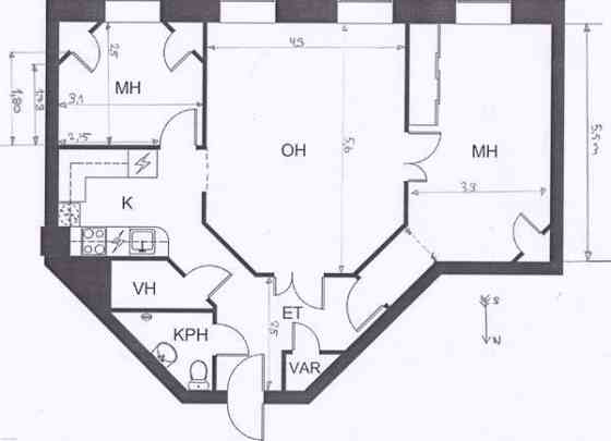 3h+k+kph+eteinen  Helsinki