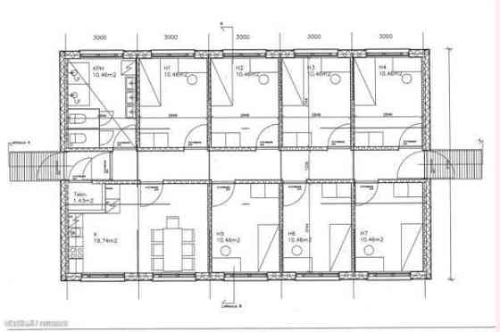 Keittiö + rh + kph (2 x suihku/2 x wc-istuin) + 7  Eurajoki