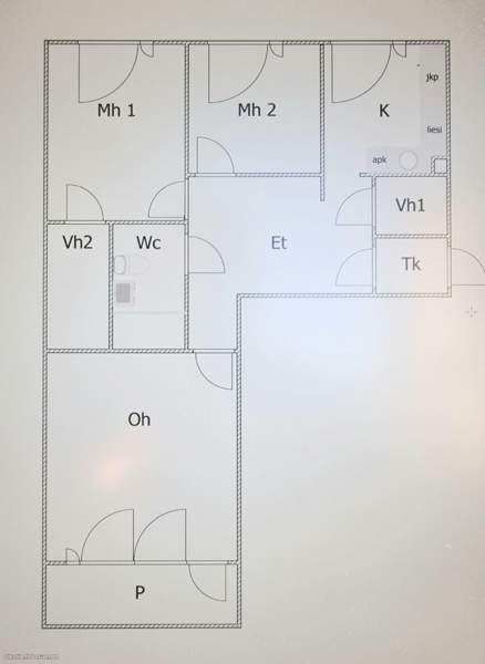 3h + k + kh + 2 x vh + p  Kangasala - photo 2