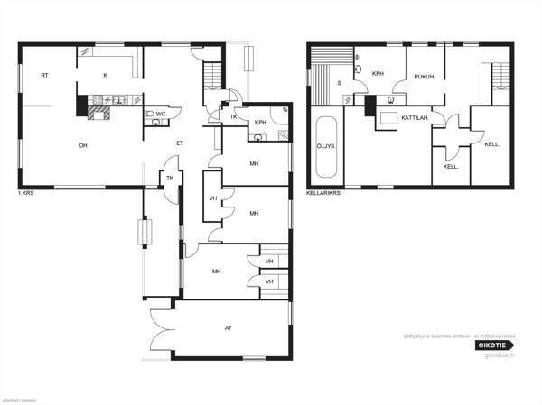 4h,k,2 rh,2 vh,wc,kph,ph,s,pukuh,kellari  Sarov - valokuva 2