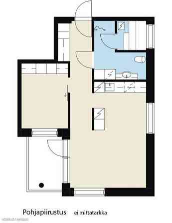 2h + k + kph + s + parveke  Hyvinkää