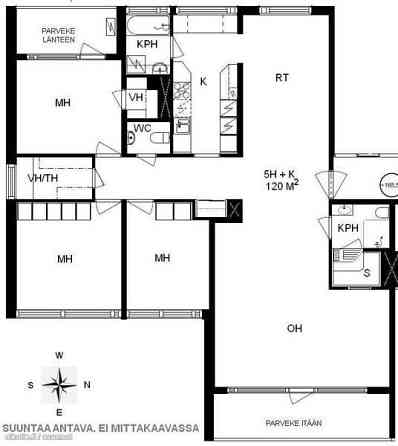 4-5h + k + vh + 2 kph + s + 2 wc + 2 las. p + at  Kuopio