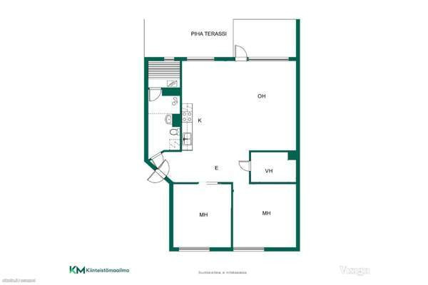 3h + avok + s + p  Helsinki – foto 8