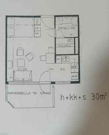 1h + kk + s  Kerimäki