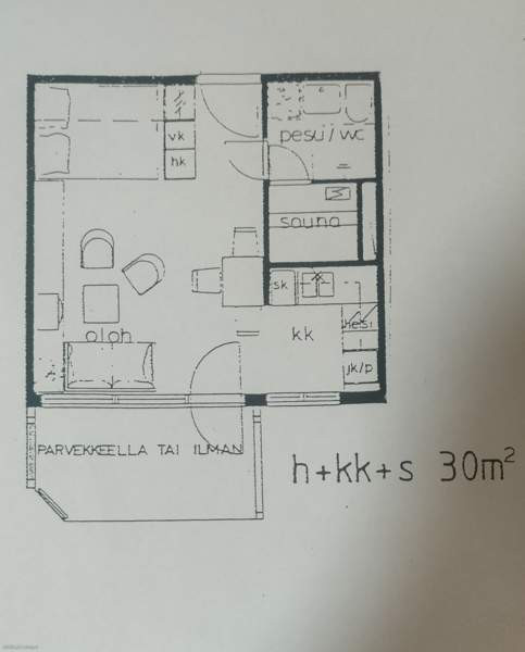 1h + kk + s  Kerimäki - photo 1