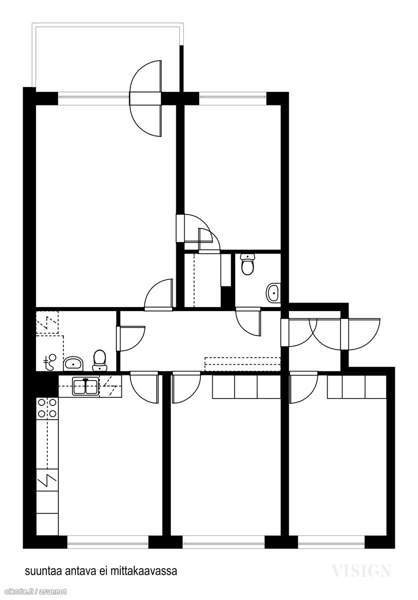 4h + k + p + wc/kph + erill. wc  Äänekoski - valokuva 5