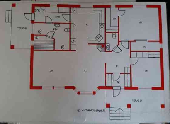 3h+k+s+khh+kellari/varasto+ullakko+kahden  auton t  Espoo