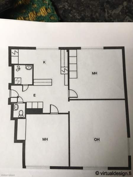 3h+k+wc+kph,kellarikomero ja ullakko  Хювинкяя - изображение 2