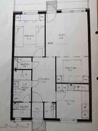 2h + alkovi + k + s  Joensuu