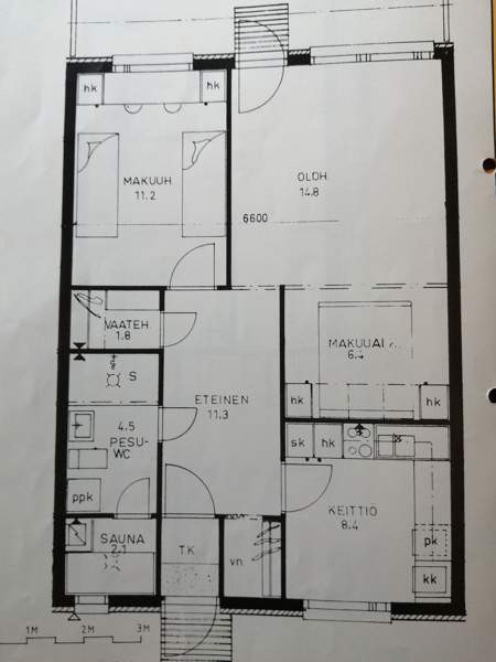 2h + alkovi + k + s  Joensuu - valokuva 1