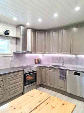 Avokeittiö, olohuone, halli, eteinen, sauna, pesuh  Kannonkoski