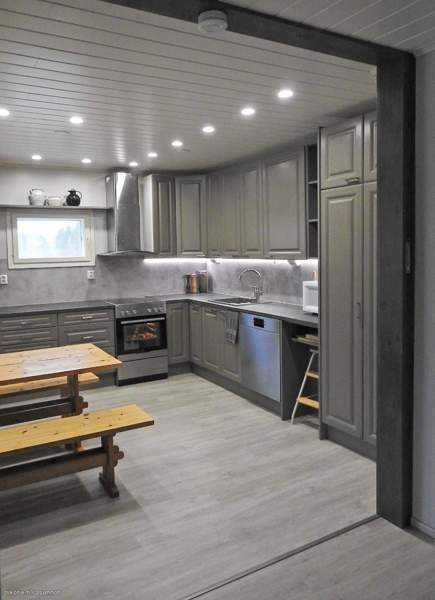 Avokeittiö, olohuone, halli, eteinen, sauna, pesuh  Kannonkoski - photo 3