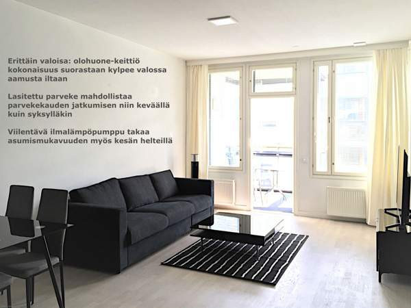 2h + k + kph + vh + parveke  Helsinki - valokuva 8