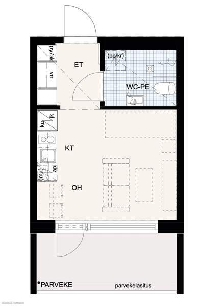 1h + avok + lasitettu parv.  Nurmijärvi - valokuva 6