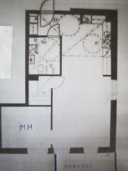 2h + avok + p, vaatehuone +kylpyhuone  Vantaa – foto 2