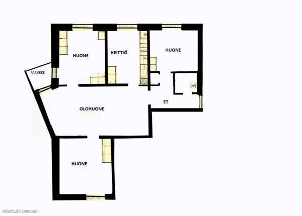 4h + k + kh/wc  Heinola – foto 2