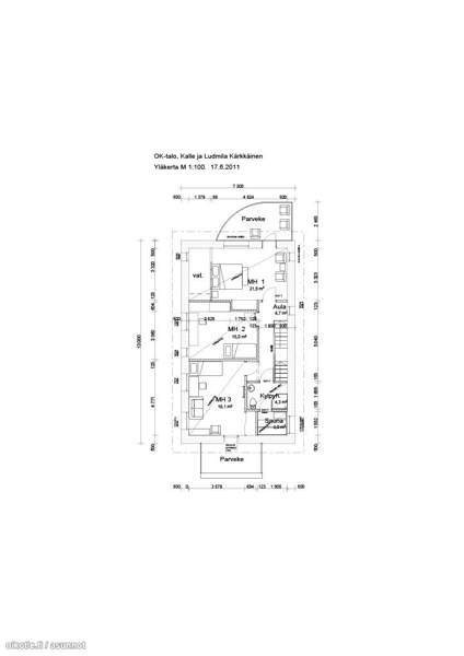 5h + k + 2s + 2kph + 2p + terassi + autotalli  Hamina - valokuva 2