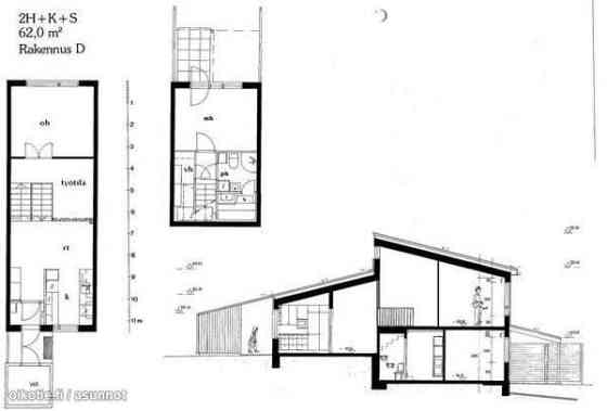 2h + s + K + Ruokailutila + vaatehuone  Jyvaeskylae