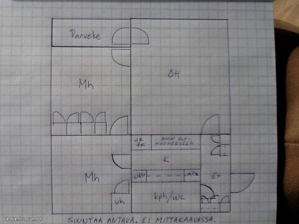 3h + avok +et + kph + vh + parveke  Glebychevo - valokuva 2
